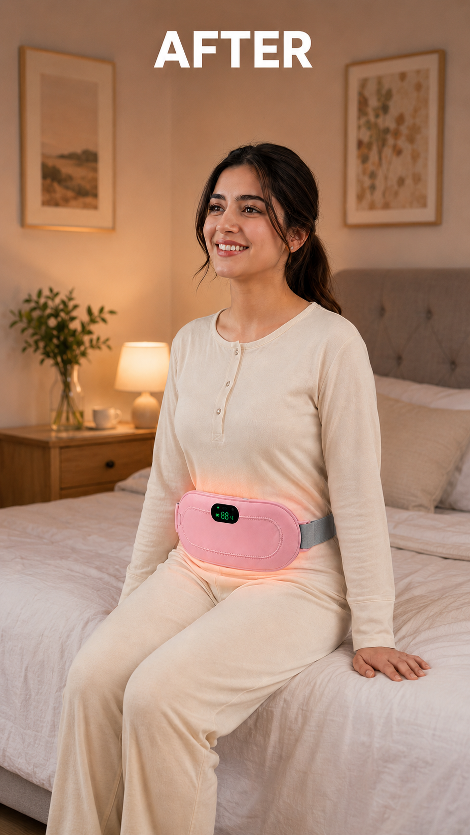 Warm and Relaxing Comfort - Period Heating Pad for Cramps Massage